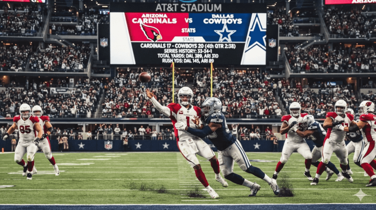 Arizona Cardinals vs Dallas Cowboys Stats