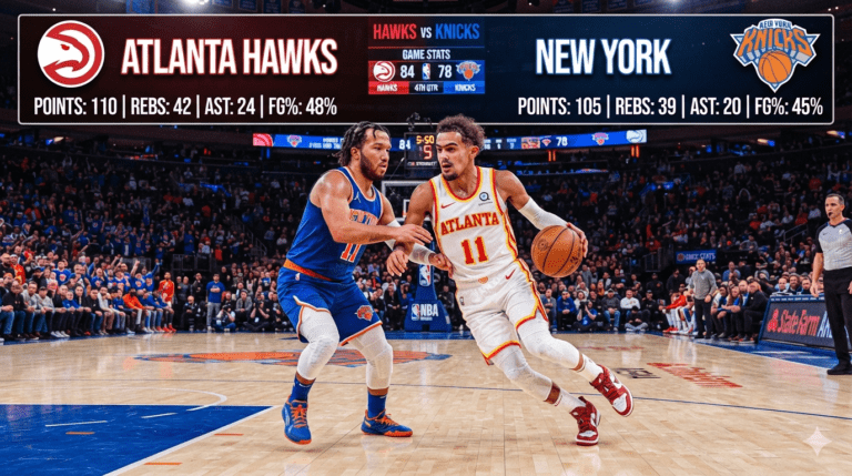 Atlanta Hawks vs Knicks Stats