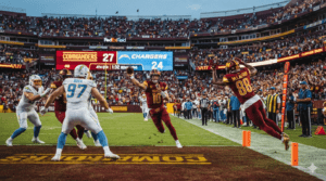 Washington Commanders vs Chargers Match Player Stats